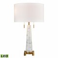 Elk Signature Rocket 27'' High 2-Light Table Lamp - Aged Brass - Includes LED Bulbs D4267-LED